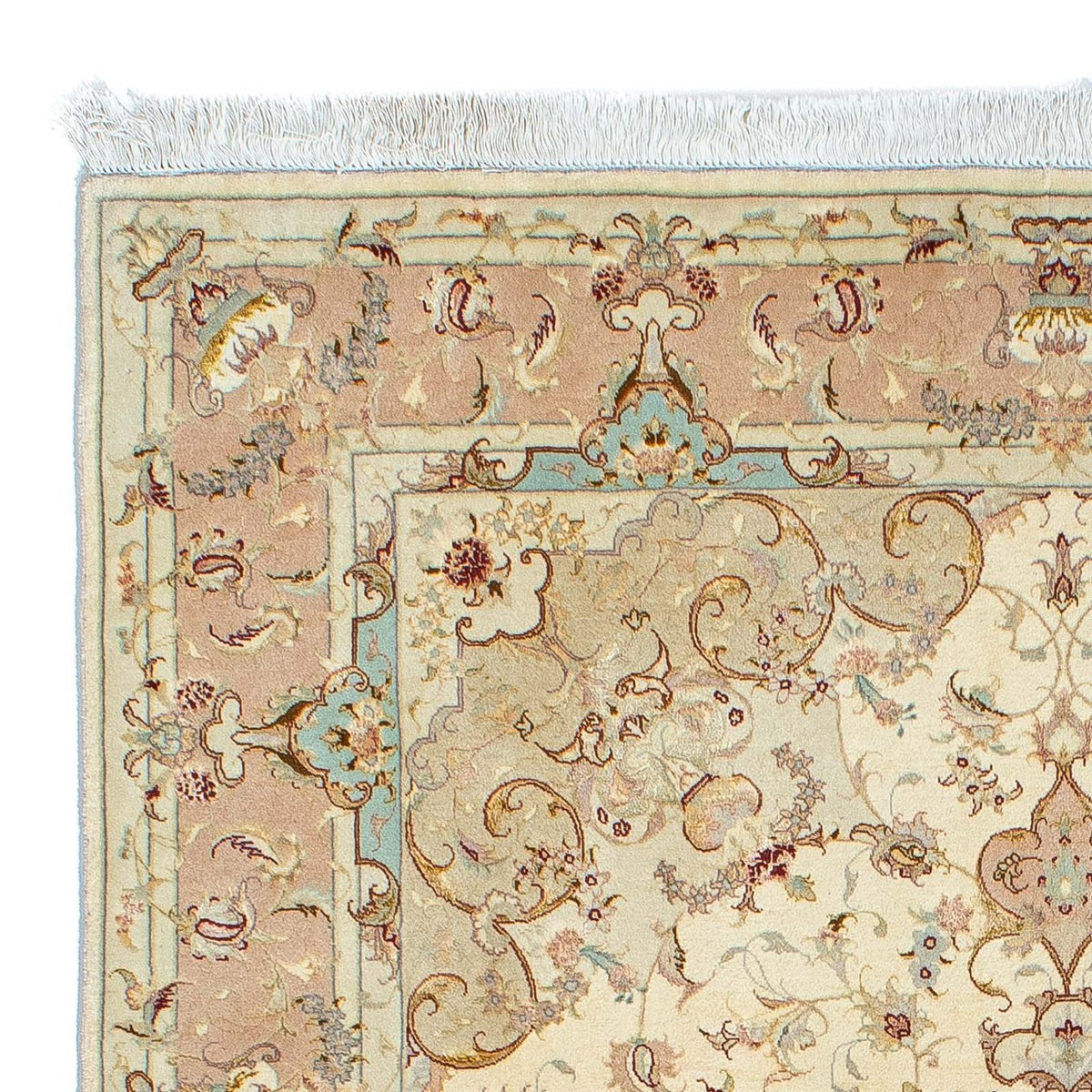 Alfombra Persa - Tabriz - Real - 208 x 156 cm - beige