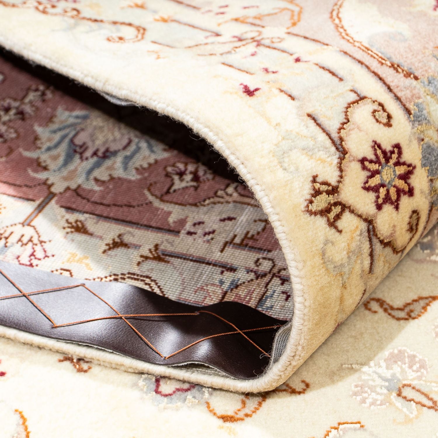 Alfombra Persa - Tabriz - Real - 196 x 149 cm - beige