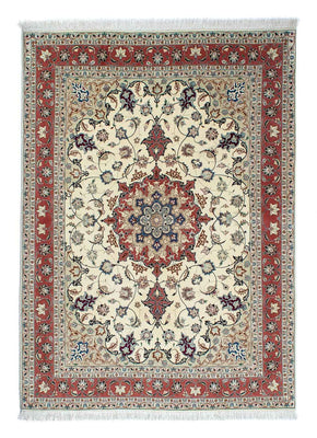 Alfombra Persa - Tabriz - Real - 201 x 156 cm - beige