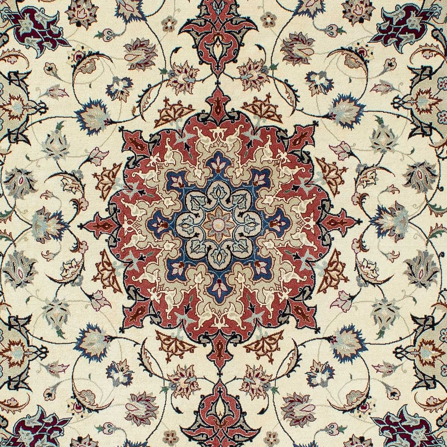 Alfombra Persa - Tabriz - Real - 201 x 156 cm - beige
