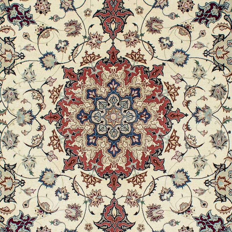 Alfombra Persa - Tabriz - Real - 201 x 156 cm - beige