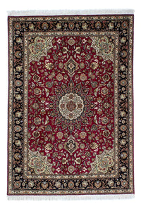 Alfombra Persa - Tabriz - Real - 213 x 152 cm - rojo oscuro