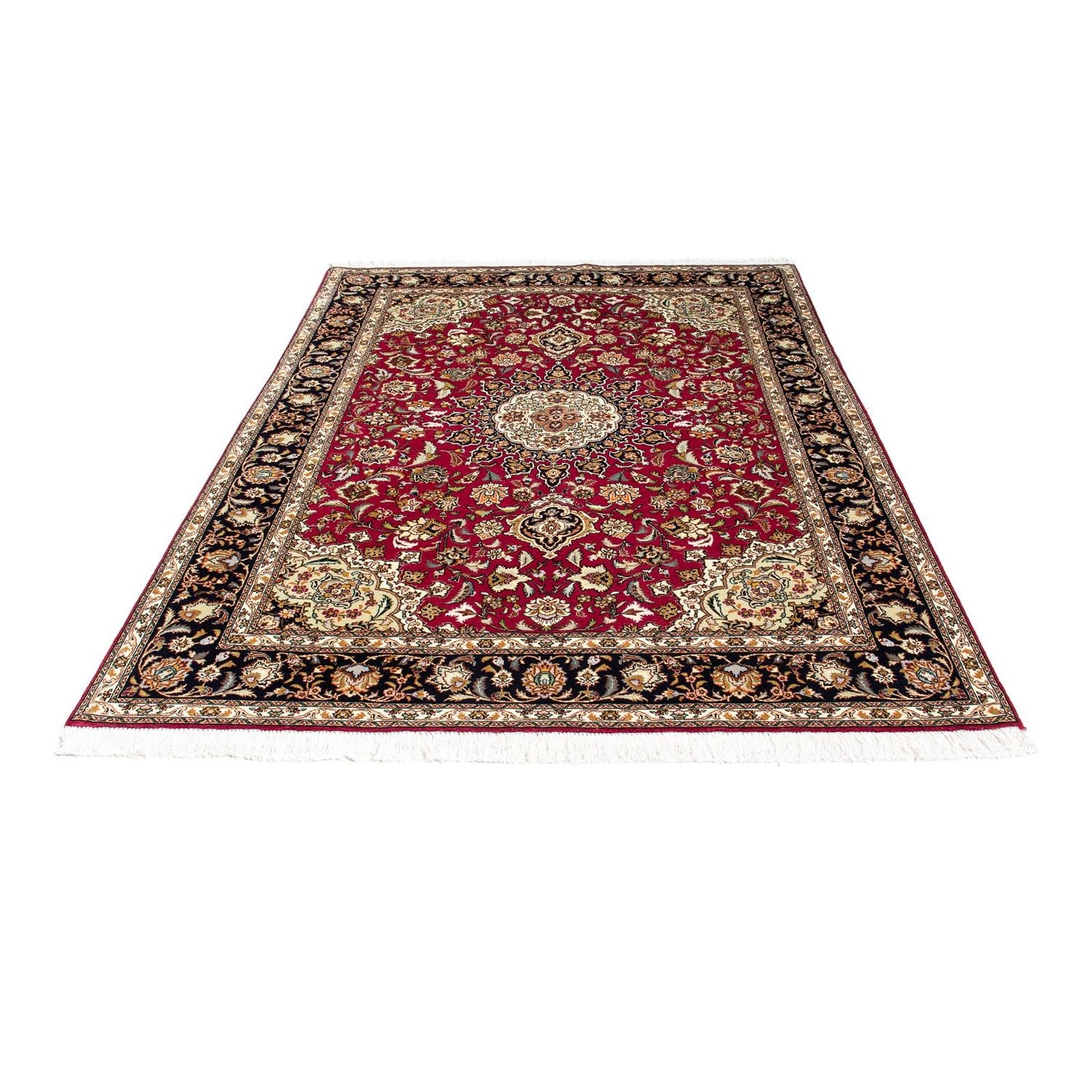 Alfombra Persa - Tabriz - Real - 213 x 152 cm - rojo oscuro