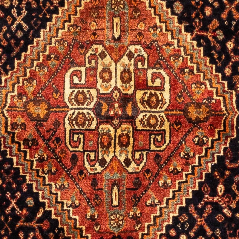 Alfombra persa - Nómada - 241 x 157 cm - azul oscuro