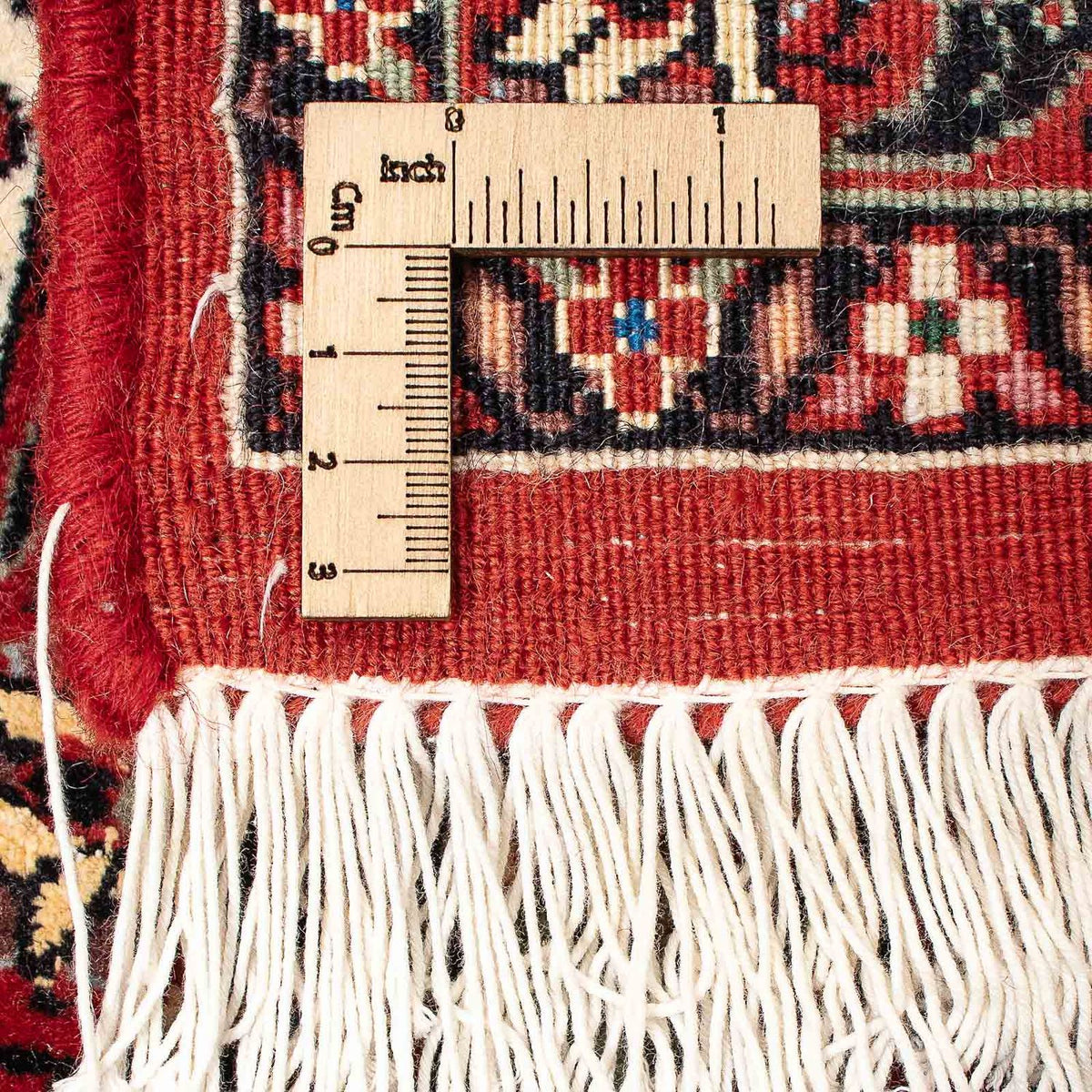 Alfombra persa - Bidjar - 233 x 140 cm - rojo oscuro