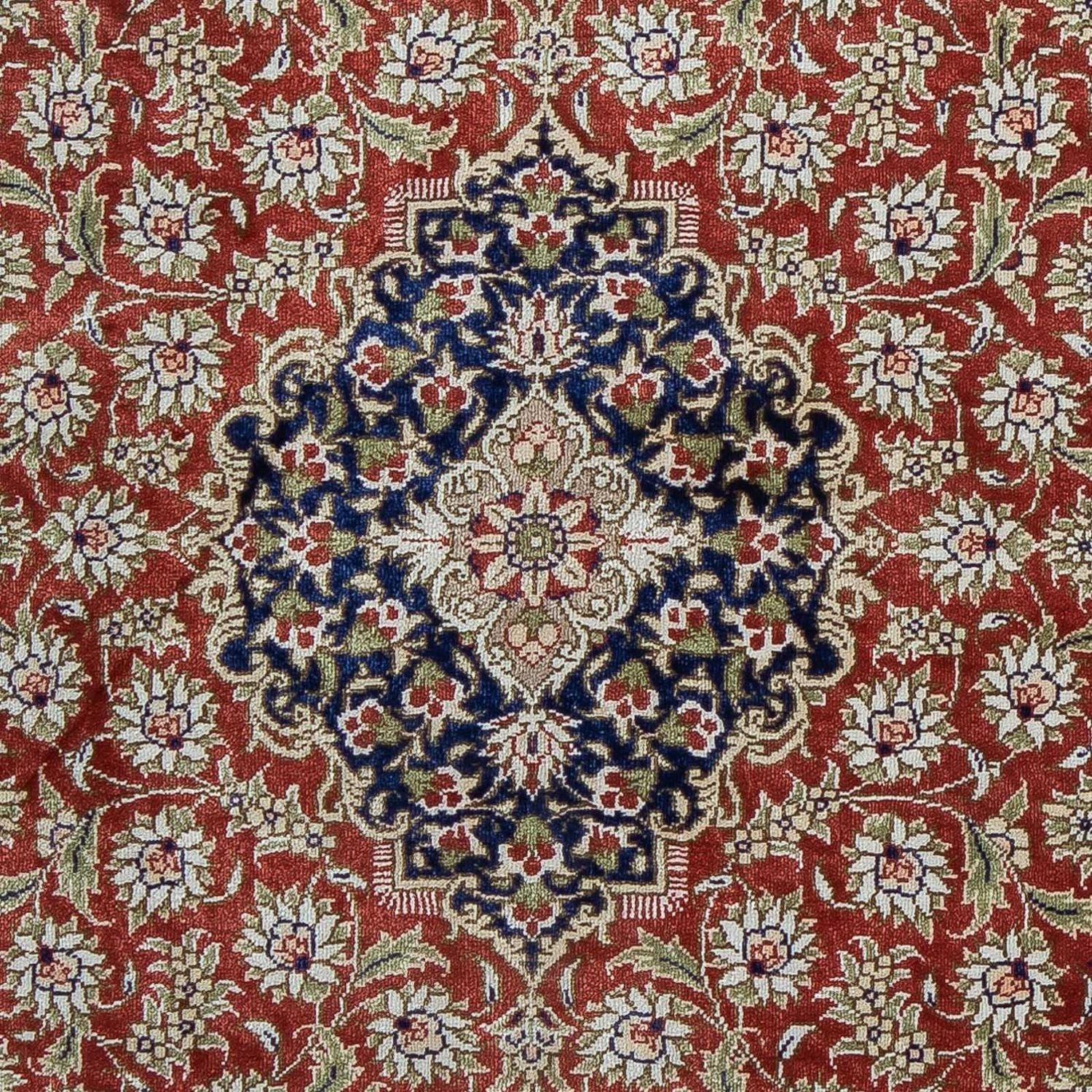 Alfombra persa - Ghom - 86 x 60 cm - óxido