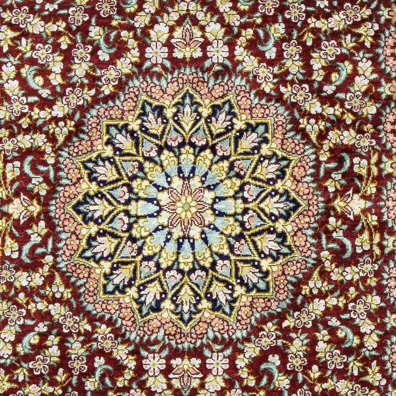 Alfombra persa - Ghom - 78 x 57 cm - multicolor