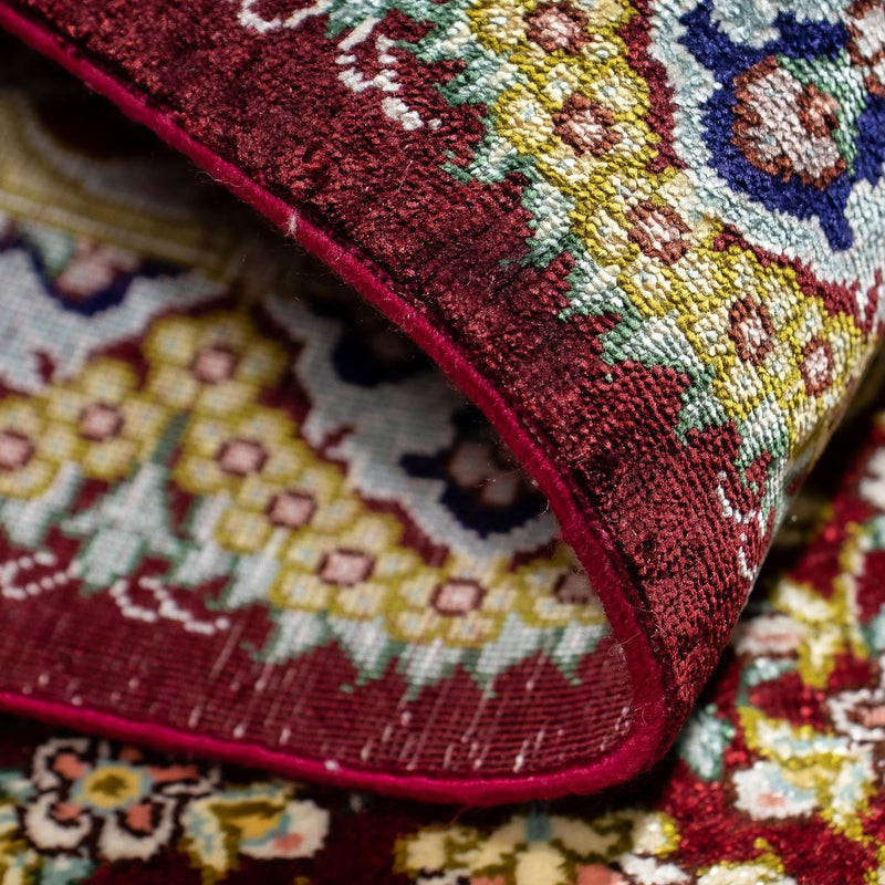 Alfombra persa - Ghom - 78 x 57 cm - multicolor