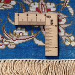 Alfombra persa - Ghom - 80 x 55 cm - azul oscuro