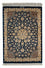 Alfombra persa - Ghom - 84 x 55 cm - azul oscuro