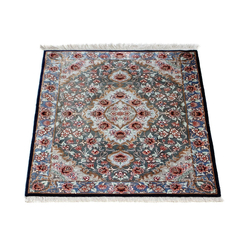 Alfombra persa - Ghom - 77 x 56 cm - multicolor