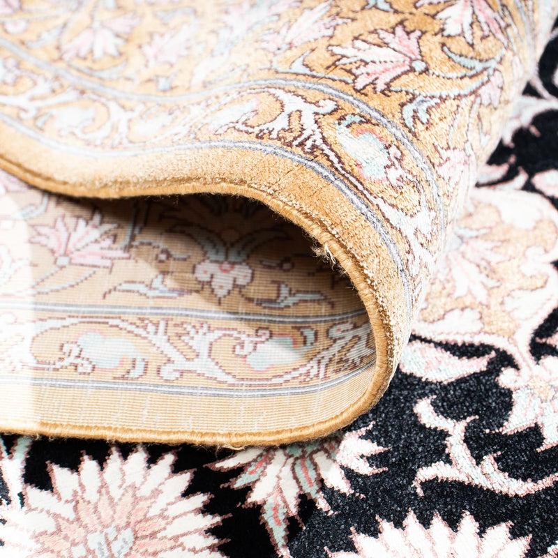 Alfombra persa - Ghom - 113 x 77 cm - beige