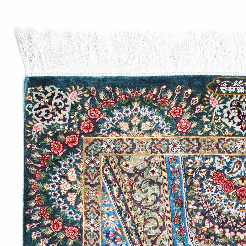 Alfombra persa - Ghom - 118 x 79 cm - multicolor