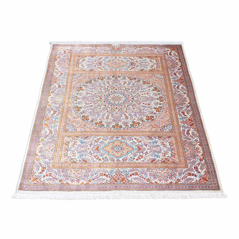 Alfombra persa - Ghom - 122 x 78 cm - beige