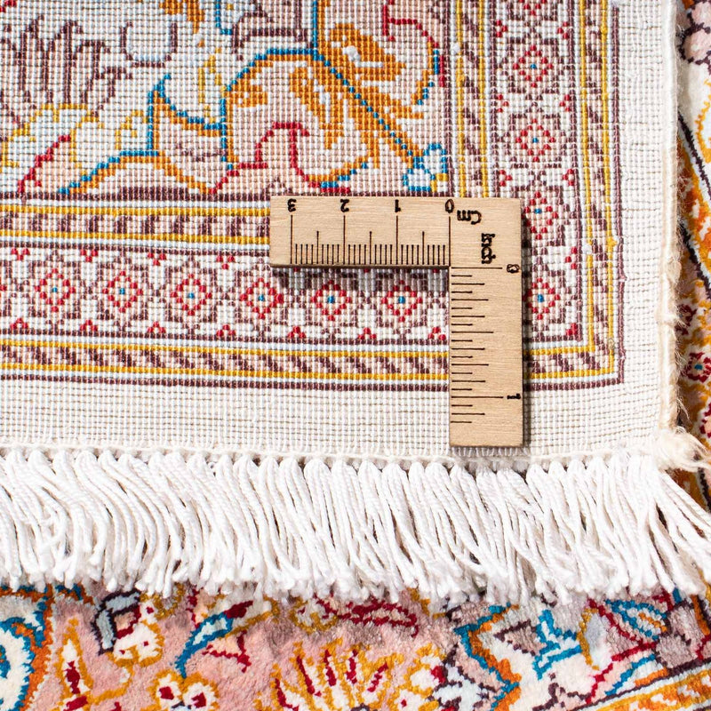 Alfombra persa - Ghom - 122 x 78 cm - beige
