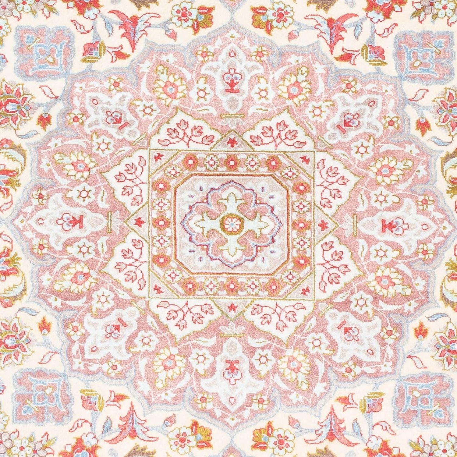 Alfombra persa - Ghom - 122 x 75 cm - beige