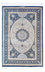 Alfombra persa - Ghom - 111 x 73 cm - azul