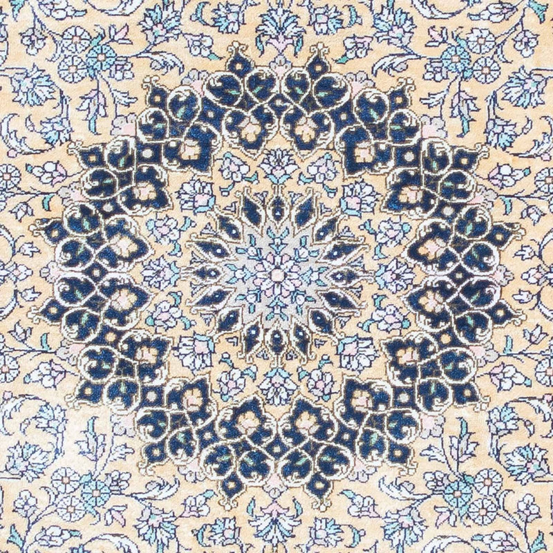 Alfombra persa - Ghom - 111 x 73 cm - azul
