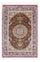 Alfombra persa - Ghom - 119 x 79 cm - rojo oscuro