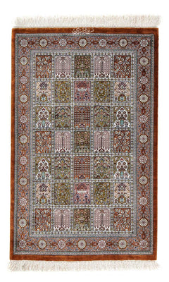 Alfombra persa - Ghom - 92 x 59 cm - multicolor