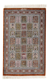 Alfombra persa - Ghom - 92 x 59 cm - multicolor