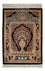 Alfombra persa - Ghom - 90 x 61 cm - azul oscuro