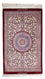 Alfombra persa - Ghom - 101 x 59 cm - rojo oscuro