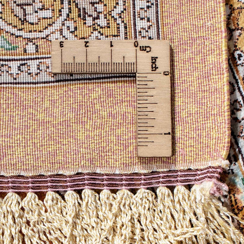 Alfombra persa - Ghom - 96 x 59 cm - marrón