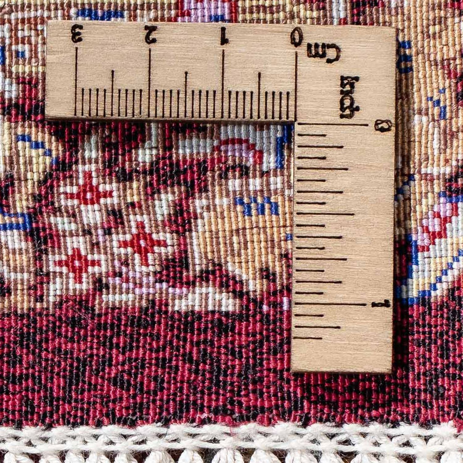 Alfombra persa - Ghom - 90 x 62 cm - azul oscuro
