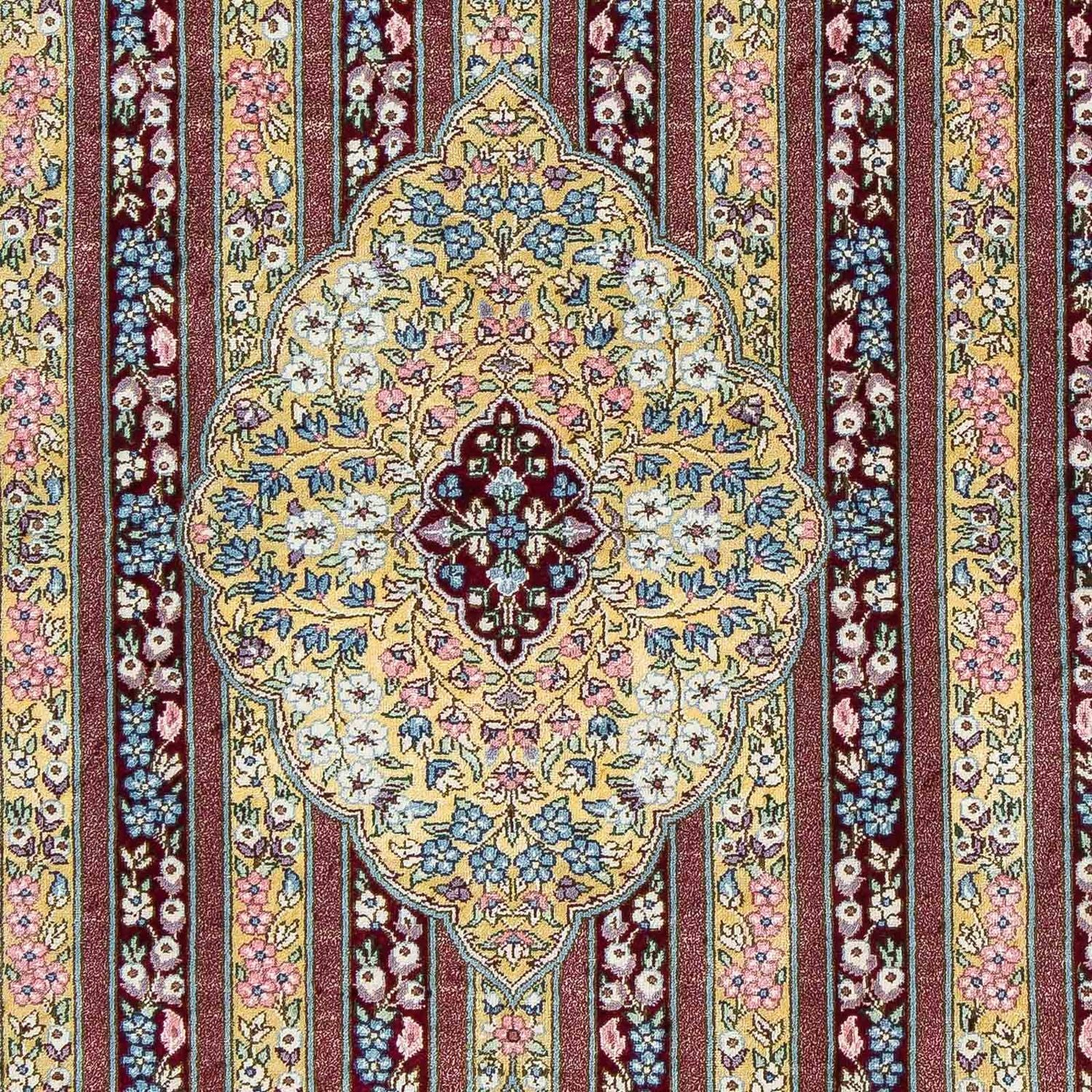 Alfombra persa - Ghom - 86 x 60 cm - multicolor