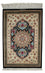 Alfombra persa - Ghom - 89 x 59 cm - azul oscuro