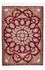 Alfombra persa - Ghom - 122 x 85 cm - rojo oscuro