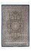 Alfombra persa - Ghom - 119 x 79 cm - azul oscuro