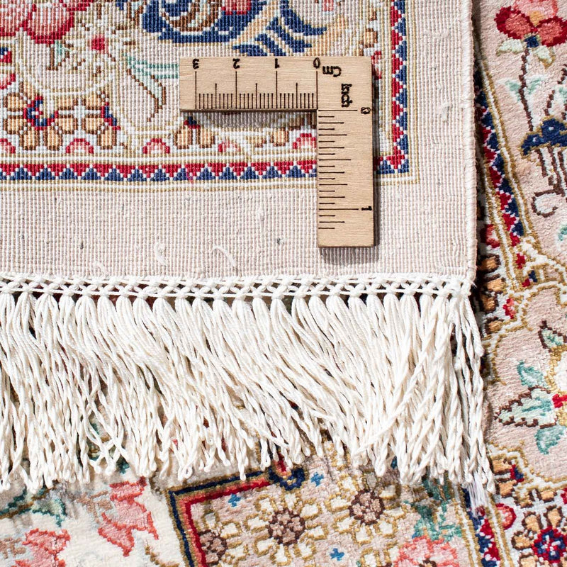 Alfombra persa - Ghom - 125 x 84 cm - beige