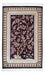 Alfombra persa - Ghom - 123 x 79 cm - rojo oscuro