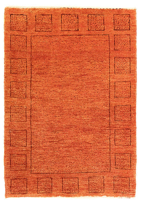 Alfombra Gabbeh - Persa Kashkuli - 90 x 65 cm - óxido