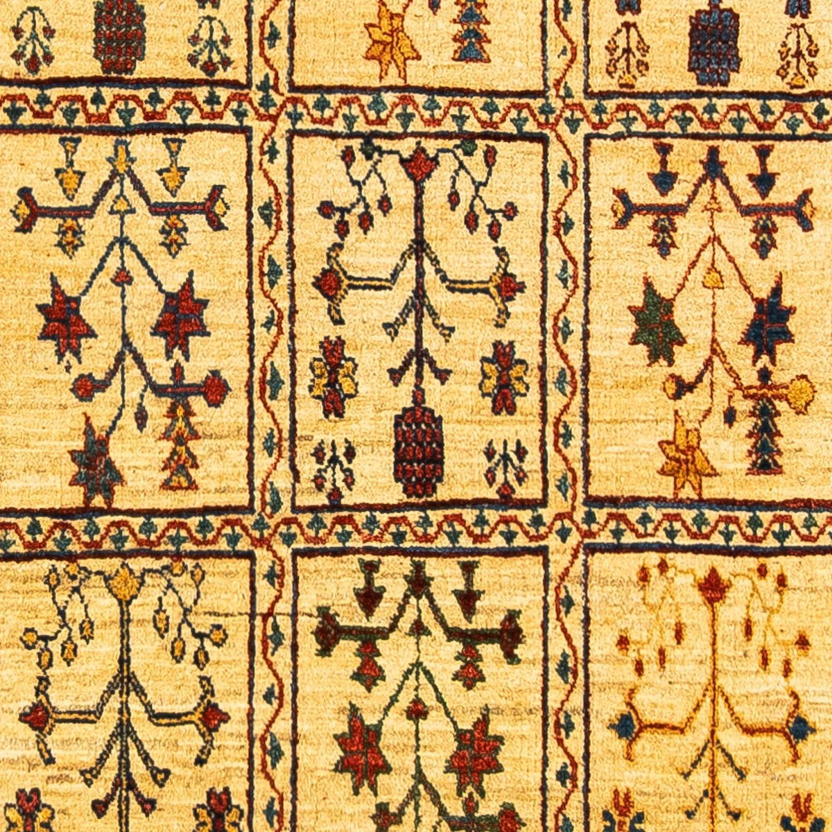 Alfombra Gabbeh - Persa Kashkuli - 143 x 105 cm - beige