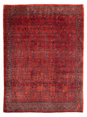 Alfombra Gabbeh - Persa Kashkuli - 345 x 260 cm - rojo oscuro