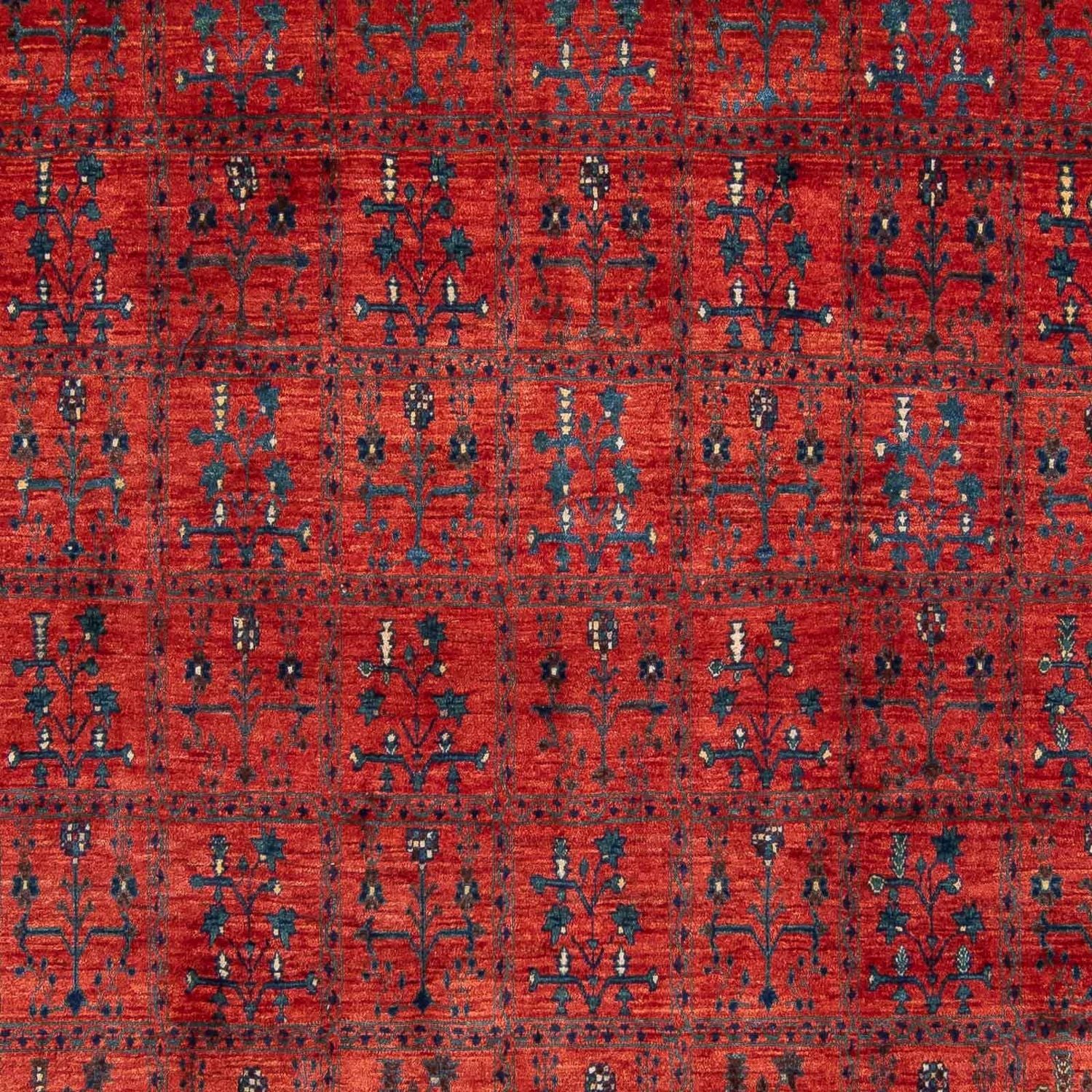 Alfombra Gabbeh - Persa Kashkuli - 345 x 260 cm - rojo oscuro