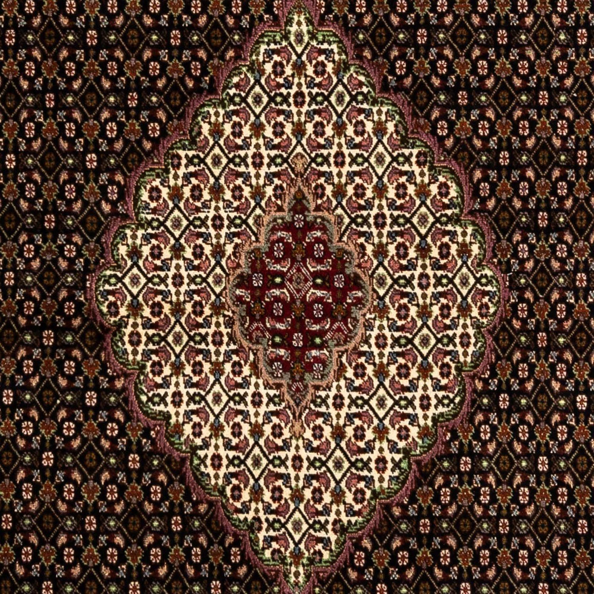 Alfombra Persa - Tabriz - Real - 298 x 207 cm - azul oscuro