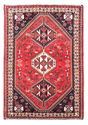 Alfombra persa - Nómada - 169 x 115 cm - rojo oscuro