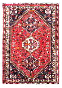 Alfombra persa - Nómada - 169 x 115 cm - rojo oscuro