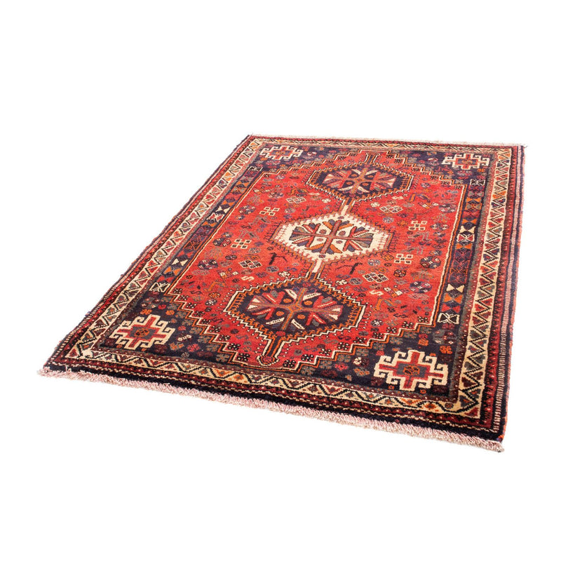 Alfombra persa - Nómada - 157 x 122 cm - rojo oscuro