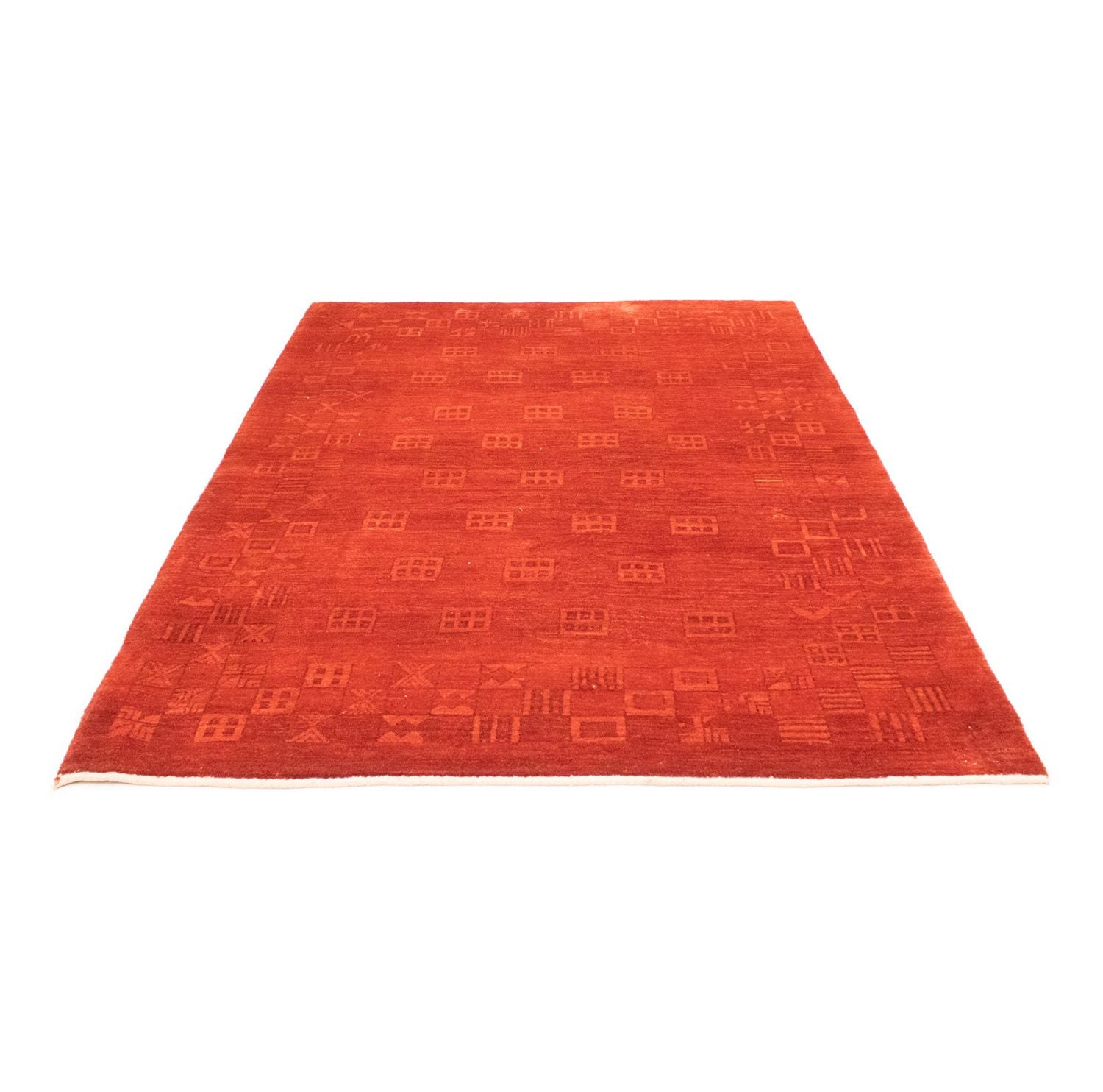 Alfombra Gabbeh - Persa - 239 x 167 cm - rojo