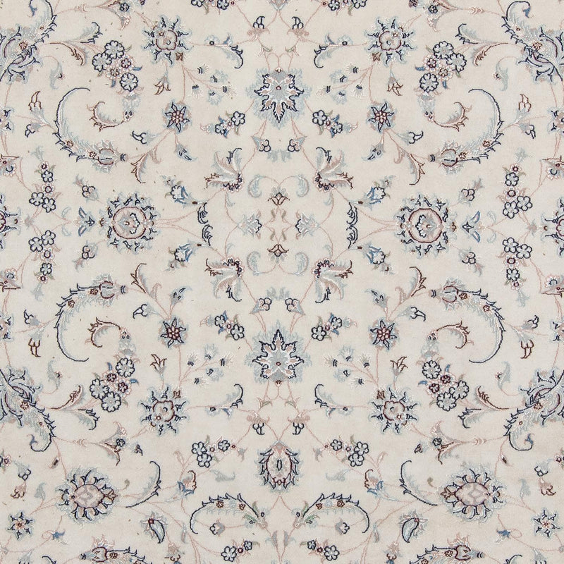 Alfombra Persa - Nain - Real - 298 x 199 cm - plata