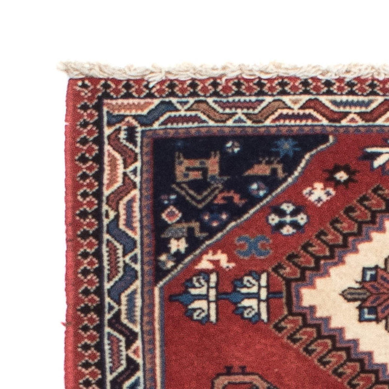 Alfombra de pasillo Alfombra persa - Nómada - 148 x 59 cm - rojo oscuro