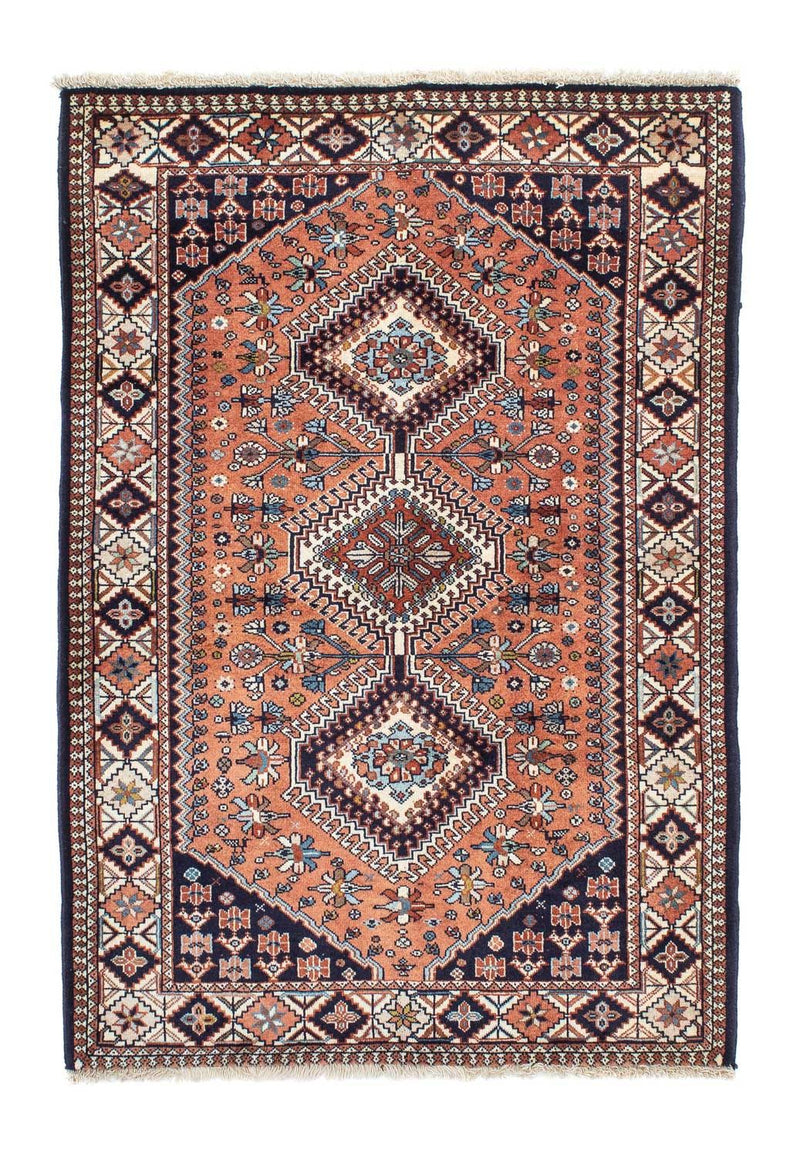 Alfombra persa - Nómada - 152 x 100 cm - rojo claro