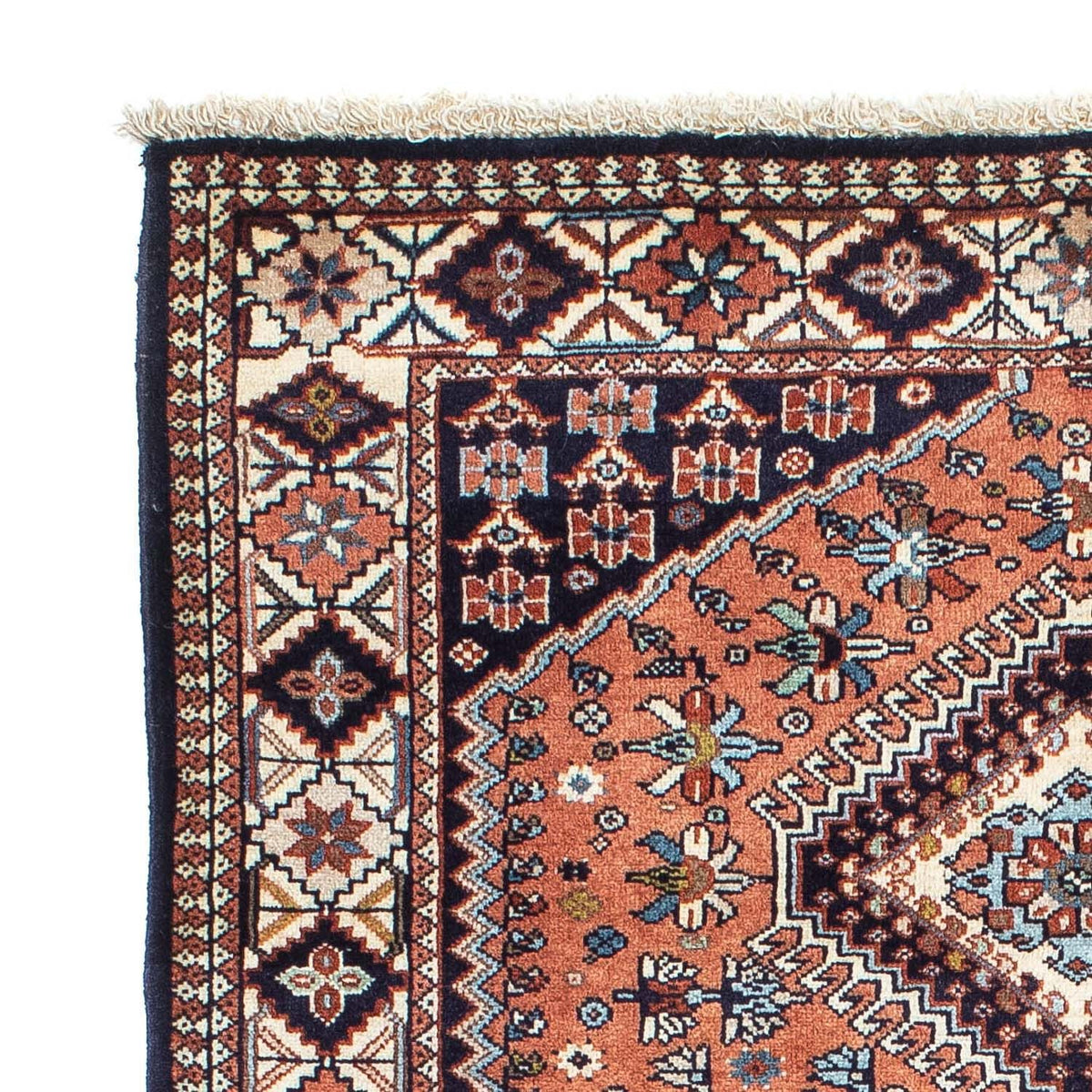 Alfombra persa - Nómada - 152 x 100 cm - rojo claro