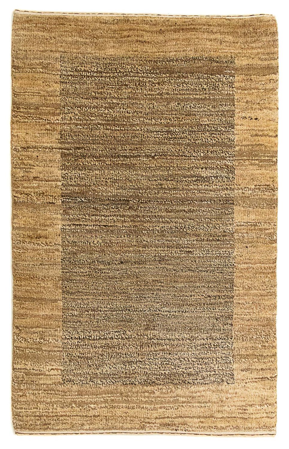 Alfombra Gabbeh - Indus - 95 x 61 cm - marrón claro