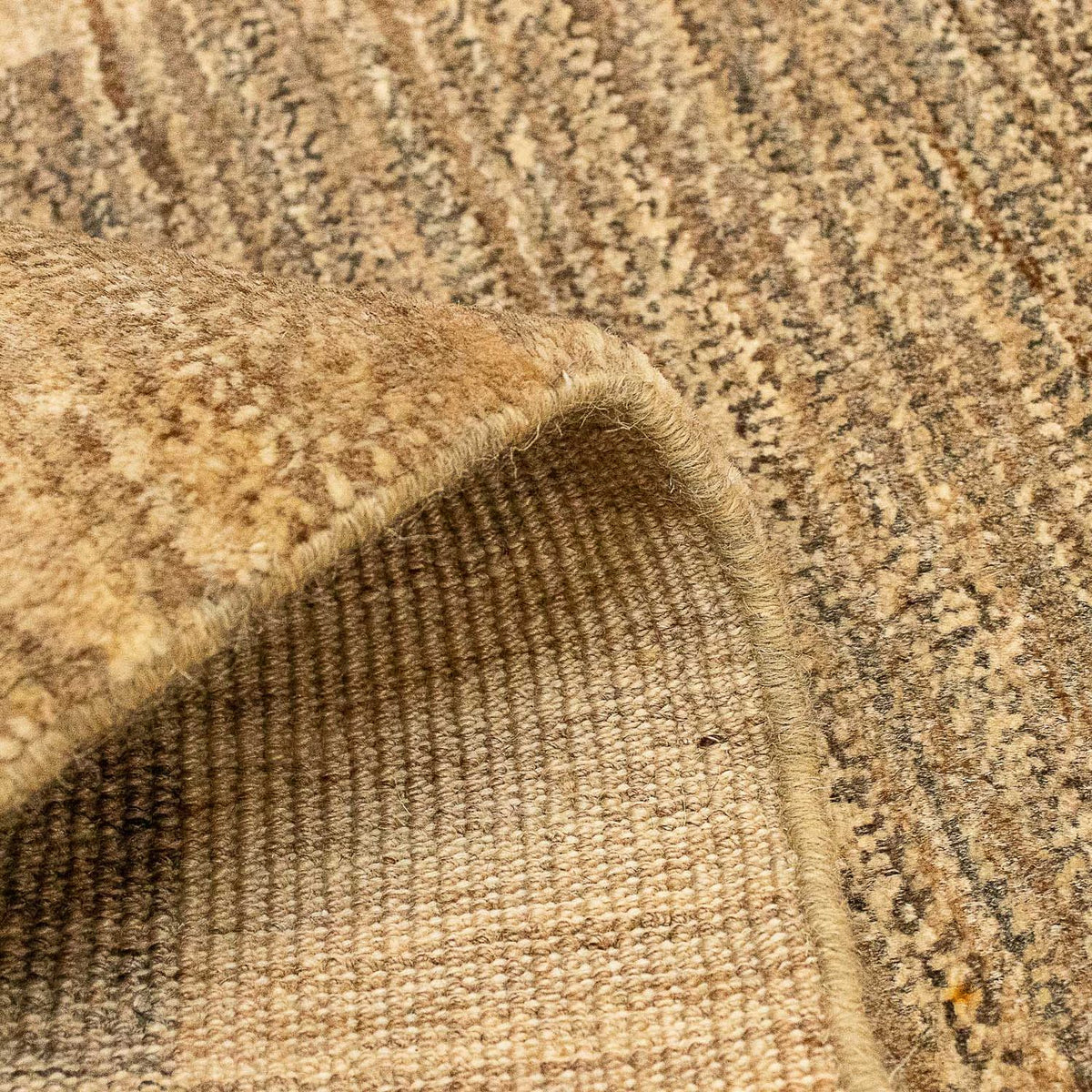 Alfombra Gabbeh - Indus - 95 x 61 cm - marrón claro